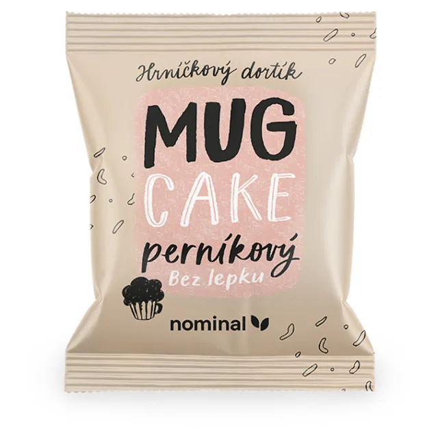 NOMINAL Hrníčkový dortík MUG CAKE Perníkový bez lepku 60 g