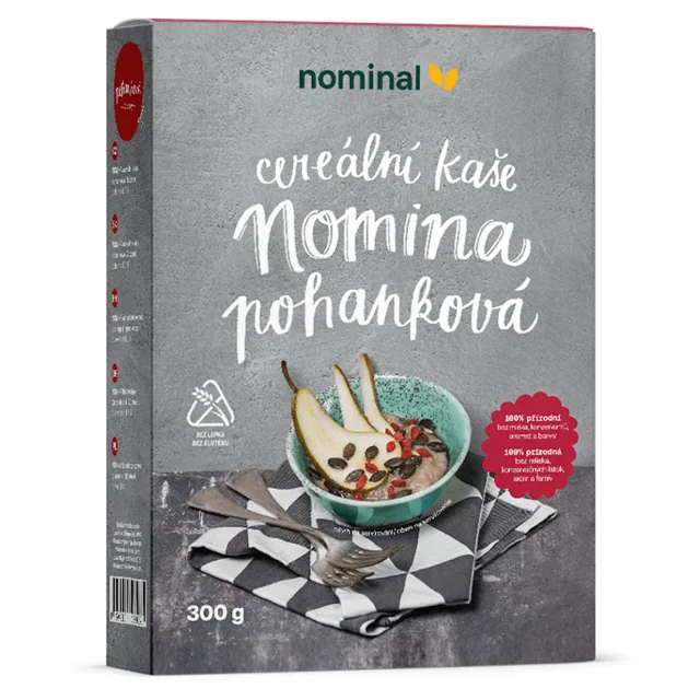 NOMINAL Nomina cereální kaše pohanková bez lepku 300 g