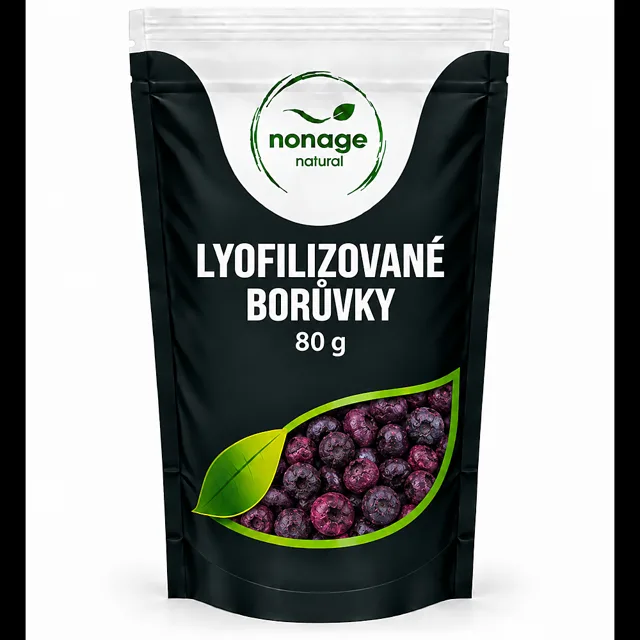 NONAGE Borůvky celé lyofilizované 80 g