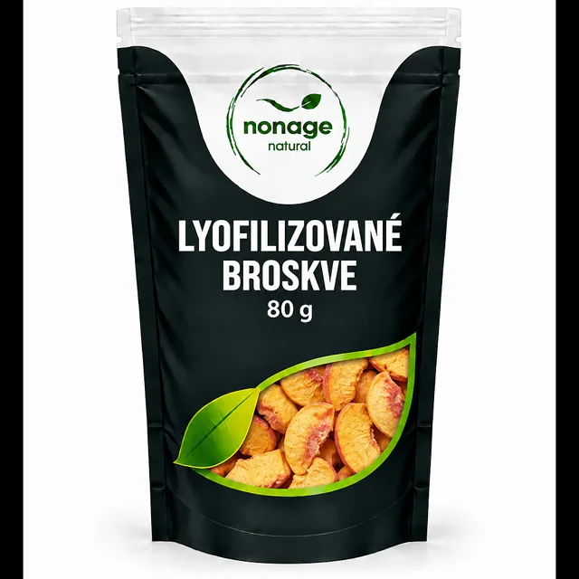 NONAGE Broskve plátky lyofilizované 80 g