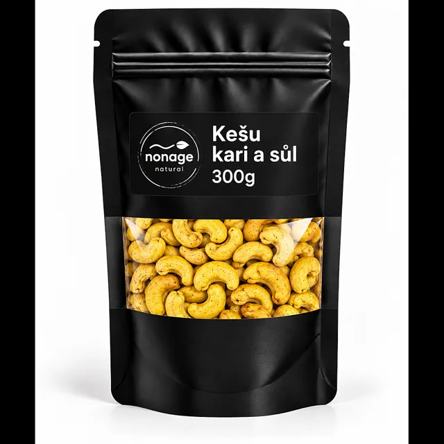 NONAGE Kešu kari a sůl 300 g