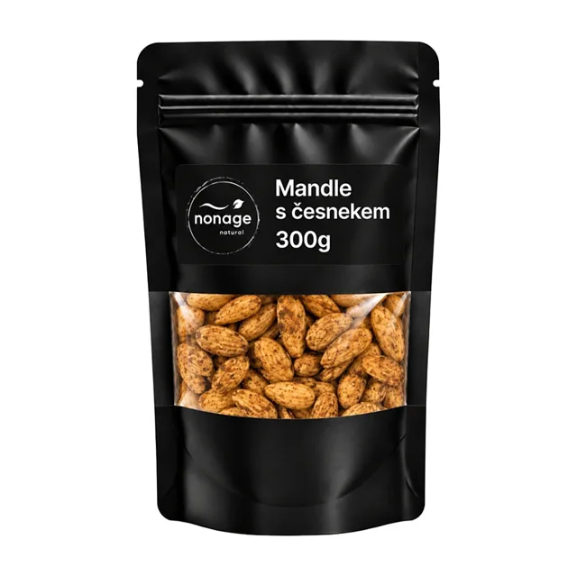 NONAGE Mandle s česnekem 300 g