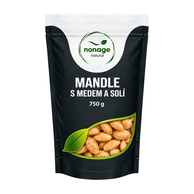 NONAGE Mandle s medem a solí 750 g