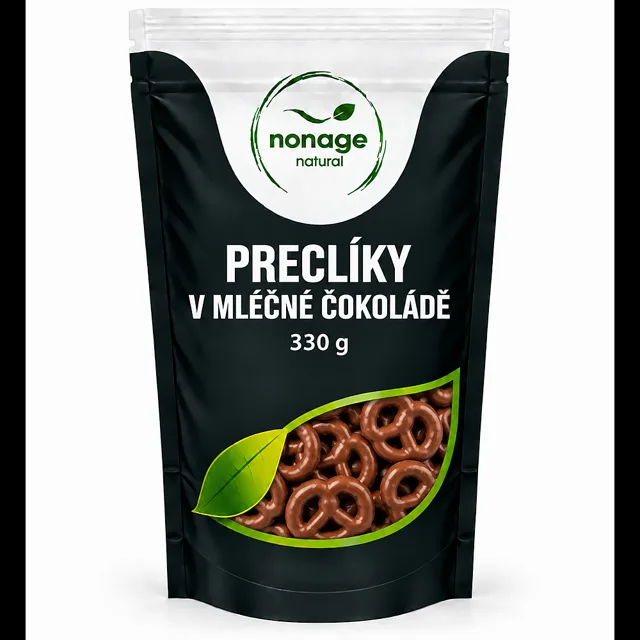 NONAGE Preclíky v mléčné čokoládě 330 g