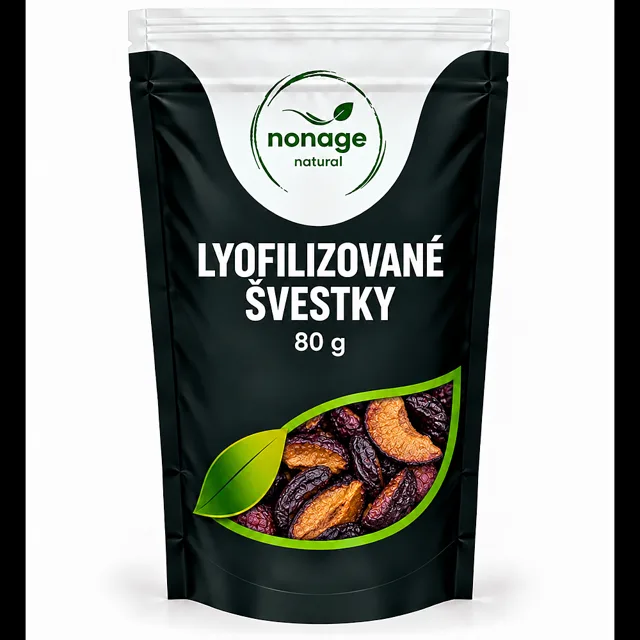 NONAGE Švestky lyofilizované 80 g