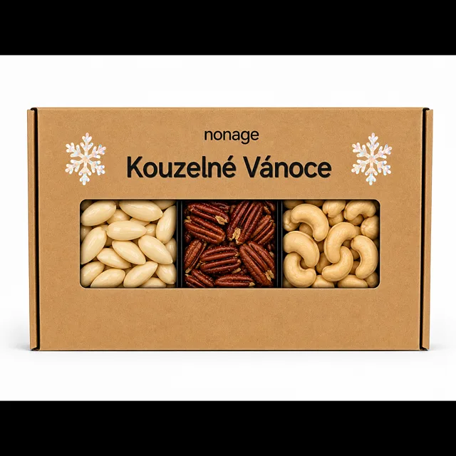 NONAGE Vánoční set ořechů natural 300 g