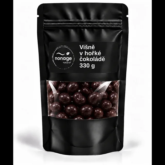NONAGE Višně v hořké čokoládě 330 g