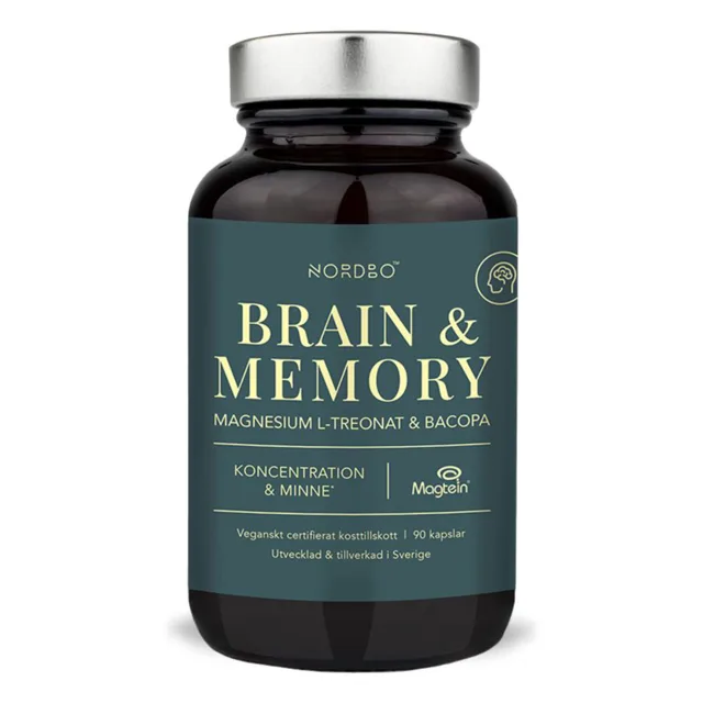 Nordbo Brain & Memory 90 kapslí