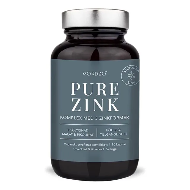 Nordbo Pure Zink 90 kapslí