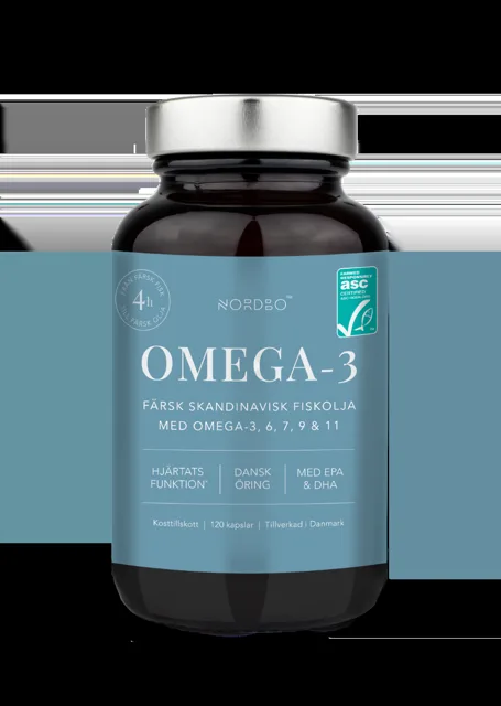 Nordbo Scandinavian Omega-3 Trout Oil 120 kapslí