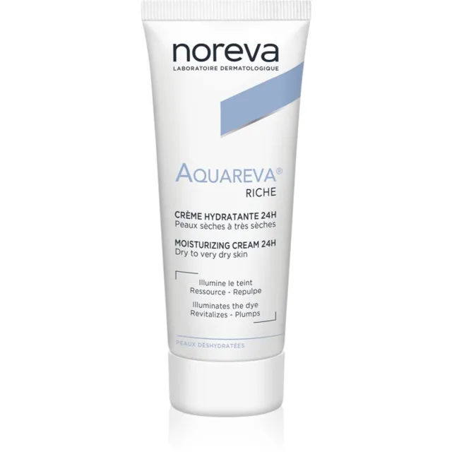 Noreva Aquareva Rich Moisturizing Cream 24h výživný krém pro intenzivní hydrataci 40 ml