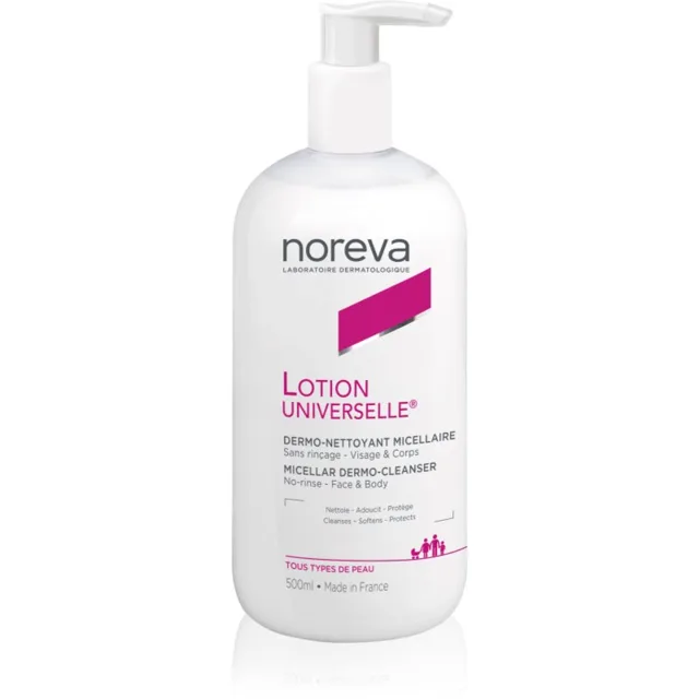 Noreva Lotion Universelle Micellar Dermo-Cleanser micelární mléko na obličej a tělo pro citlivou pleť 500 ml