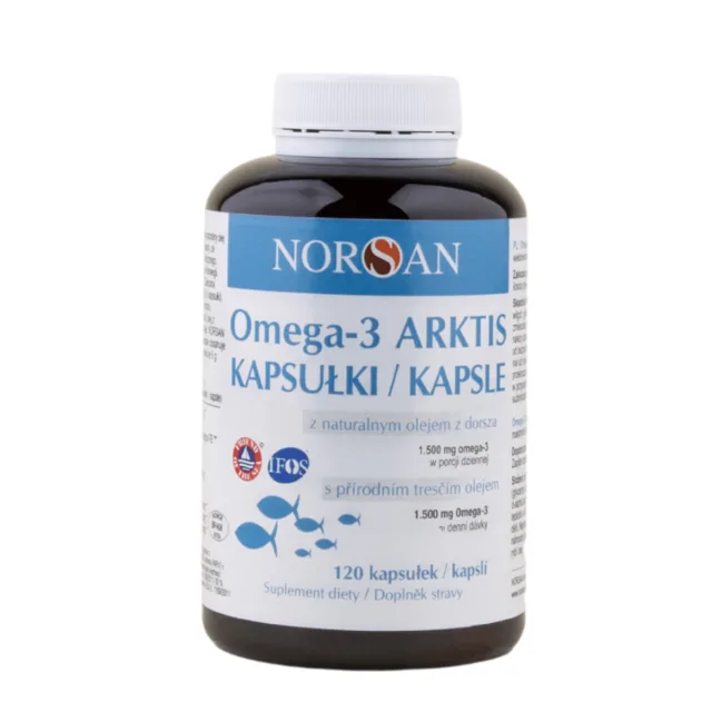 Norsan Omega-3 Arktis 120 kapslí