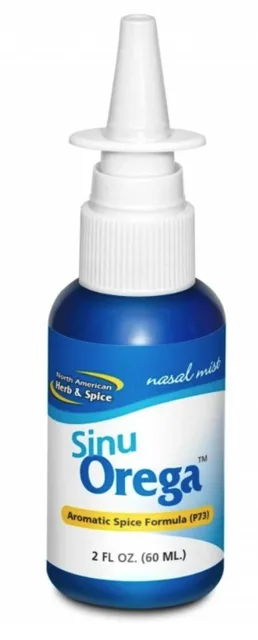 North American Herb & Spice Sinu Orega Nasal Mist, přírodní sprej do nosu, 60 ml