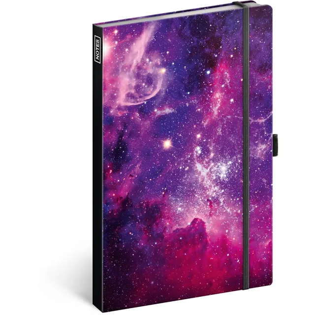 NOTIQUE Notes Galaxie, linkovaný 13 × 21 cm
