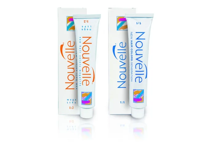 Nouvelle Hair Color 100ml - Barva na vlasy Nouvelle Hair Color - barva na vlasy: 6.4 - tmavá měděná blond