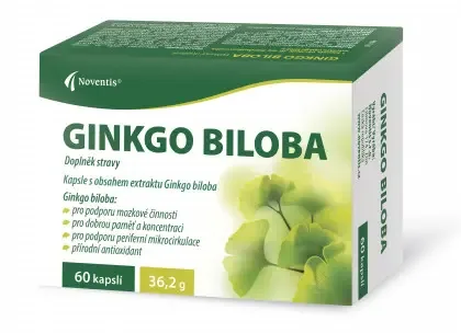 Noventis GINKGO BILOBA 60 kapslí