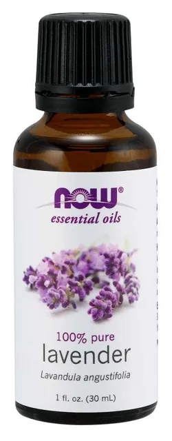 NOW Essential Oil, Lavender oil 100% Pure (éterický olej Levandule), 30 ml