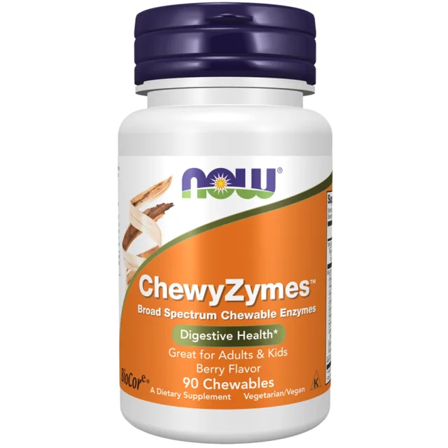 Now® Foods NOW ChewyZymes, 90 žvýkacích tablet