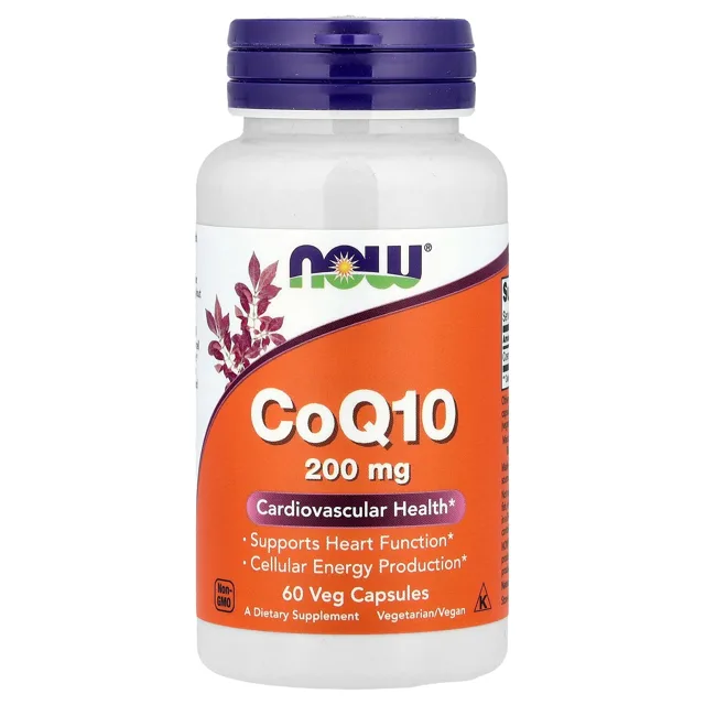 Now® Foods NOW CoQ10, 200 mg, 60 rostlinných kapslí
