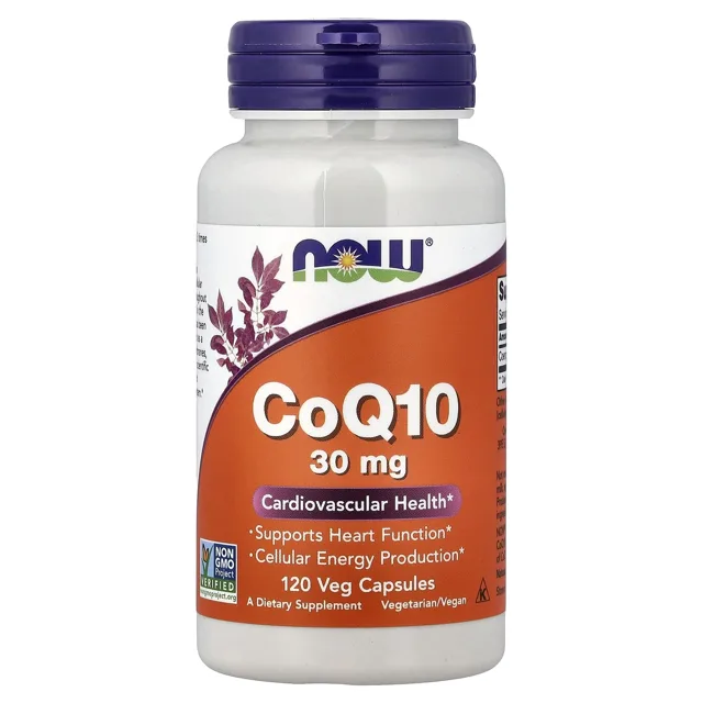 Now® Foods NOW CoQ10, 30 mg, 120 rostlinných kapslí