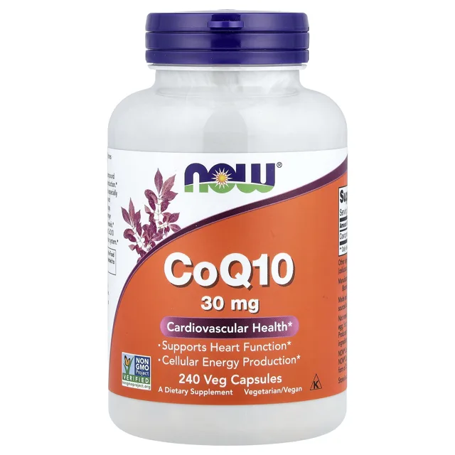 Now® Foods NOW CoQ10, 30 mg, 240 rostlinných kapslí