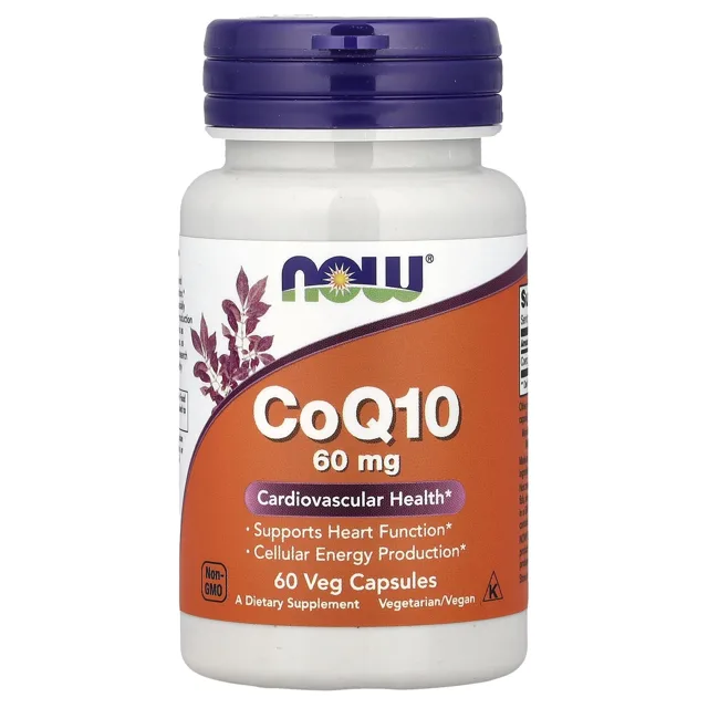 Now® Foods NOW CoQ10, 60 mg, 60 rostlinných kapslí