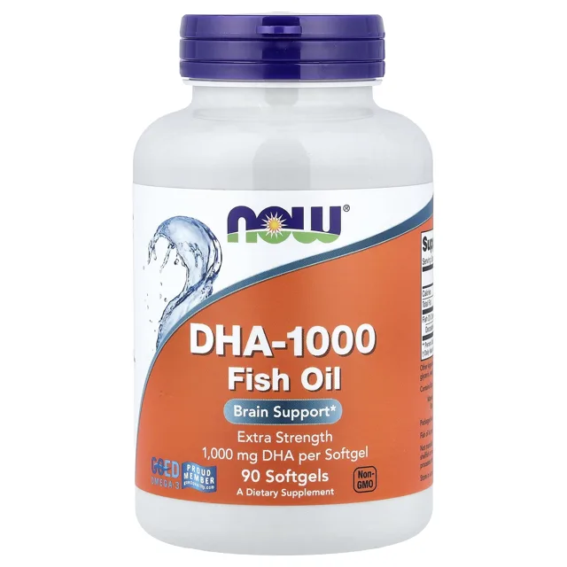 Now® Foods NOW DHA-1000 Brain Support, 90 softgelových kapslí