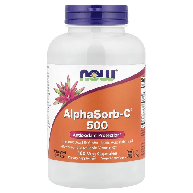 Now® Foods NOW Foods AlphaSorb-C 500, 180 rostlinných kapslí