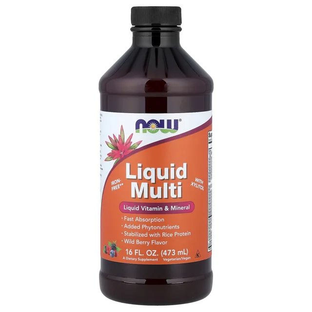 Now® Foods NOW Foods Tekutý Multi, lesní ovoce, 473 ml