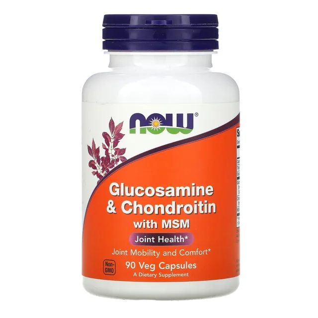 Now® Foods NOW Glukosamin a chondroitin s MSM, 90 kapslí