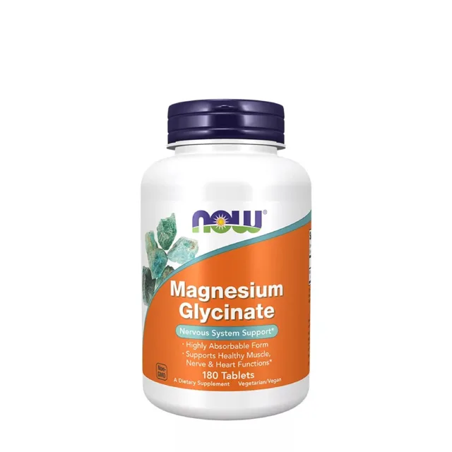 Now® Foods NOW Hořčík glycinát, 180 tablet