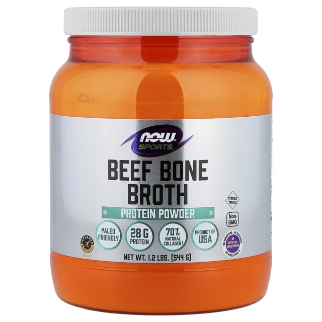 Now® Foods NOW Hovězí kostní vývar v prášku, 544 g