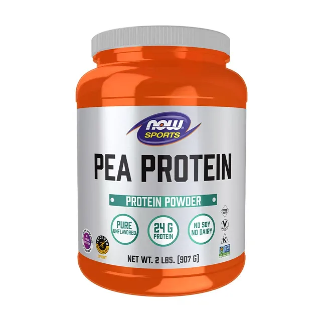 Now® Foods NOW Hrachový protein, bez příchuti, 907 g