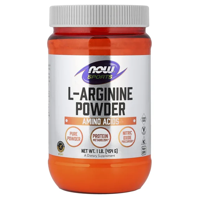 Now® Foods NOW L-arginin, prášek, 454 g