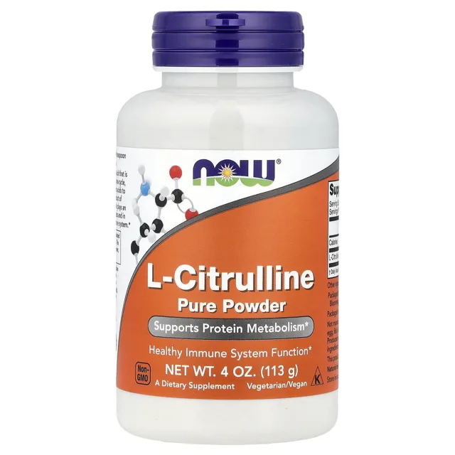Now® Foods NOW L-citrulin, čistý prášek (L-Citrulline Pure Powder), 113 g