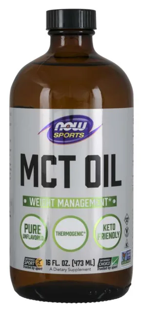 Now Foods Now MCT olej bez příchuti 473 ml