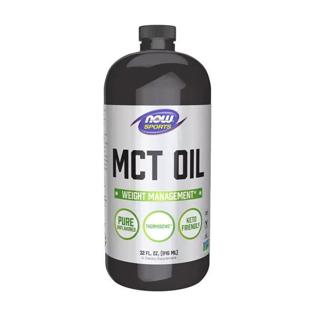 Now® Foods NOW MCT olej, čistá tekutina, 946 ml