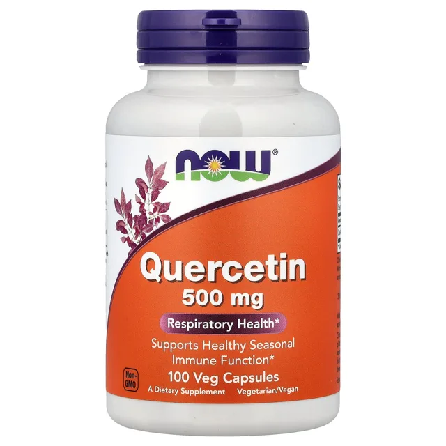 Now® Foods NOW Quercetin, 500 mg, 100 rostlinných kapslí