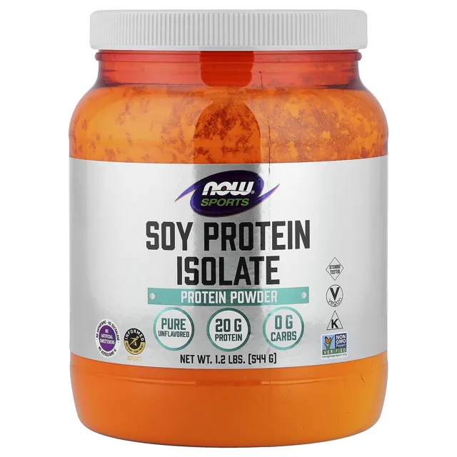 Now® Foods NOW Sójový proteinový izolát, bez příchuti, 544 g