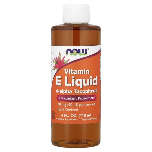 Now® Foods NOW Vitamín E tekutý, 118 ml