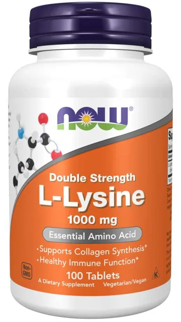 Now L-Lysine (L-lysin), 1000 mg, 100 tablet