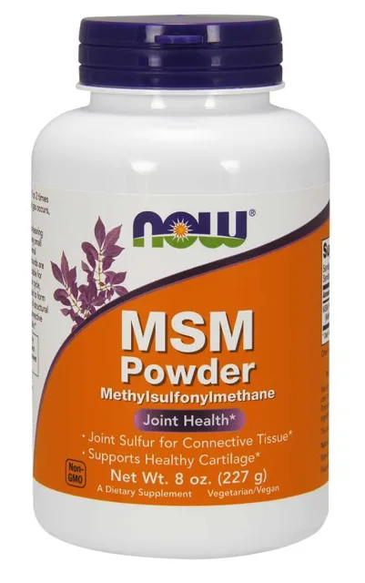 NOW MSM Methylsulfonylmethan, Powder 227g