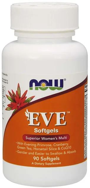 NOW Multi Vitamins Eve, Multivitamin pro Ženy, 90 softgelových kapslí
