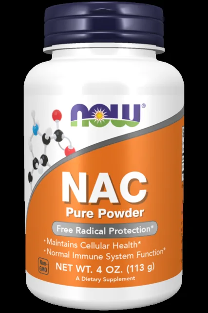 NOW NAC powder (N-Acetyl-L-Cystein), prášek, 113 g