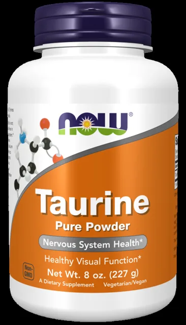 NOW Taurine Pure Powder (Taurin) prášek, 227 g