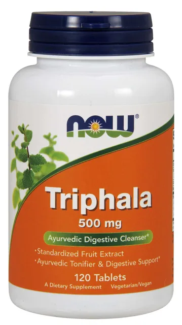 NOW Triphala, 500 mg, 120 tablet
