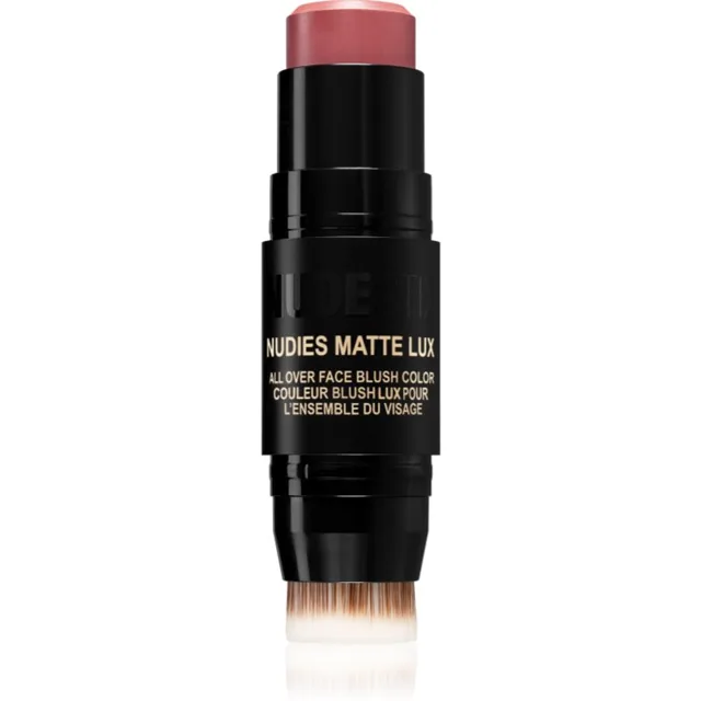 Nudestix Nudies Matte Lux multifunkční líčidlo pro oči, rty a tvář odstín Rosy Posy 7 g