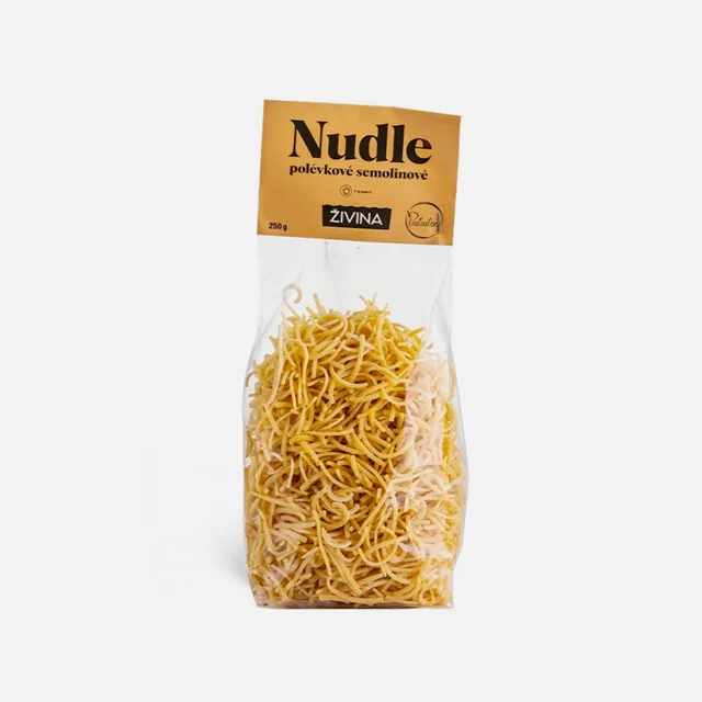 Nudle polévkové semolinové 250 g  do vývarů a polévek