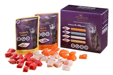 Nuevo Cat Pouch Adult Multipack - 8x85g